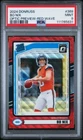 2024 PANINI DONRUSS OPTIC PREVIEW-RED WAVE #369 BO NIX ROOKIE RC PSA 9