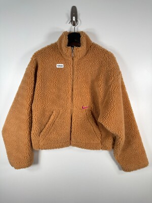 nike teddy jacket womens