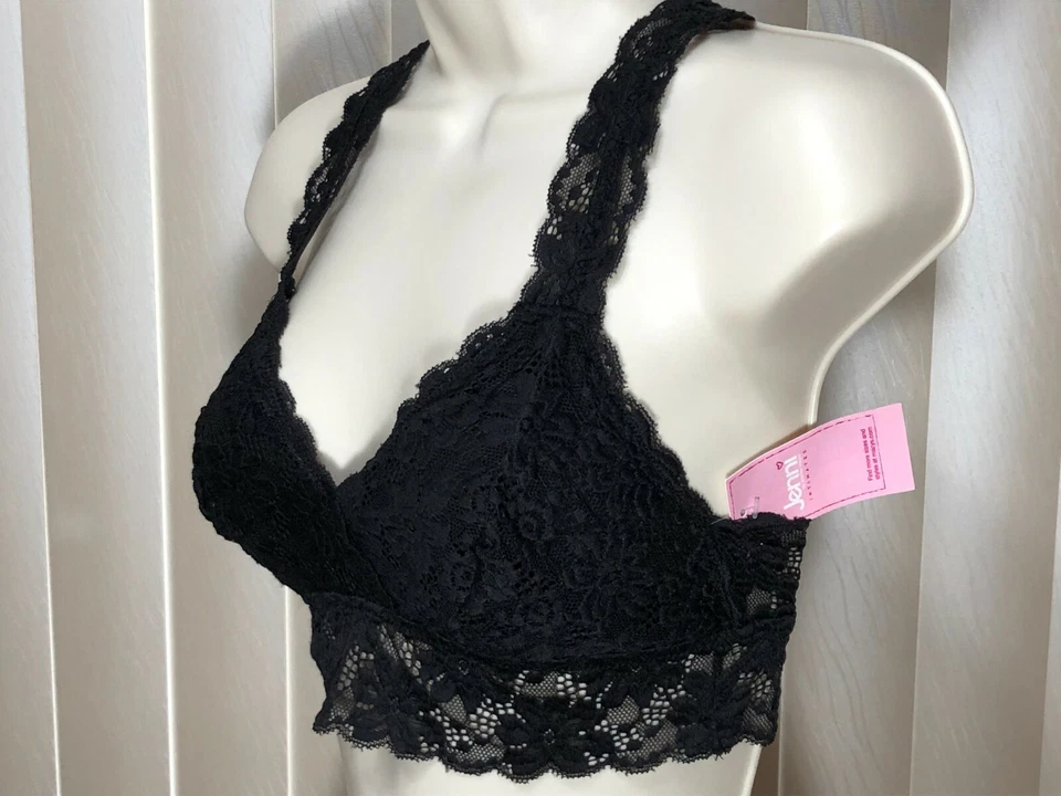 Jenni Wireless Racerback Bralette S Longline Lace Bra Black Jennifer Moore - Image 2 of 4
