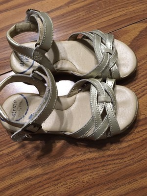 stride rite millie sandal gold