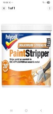 Polycell Max Strength Paint Stripper 1L Tough Multi Layer Coating Removal Gel