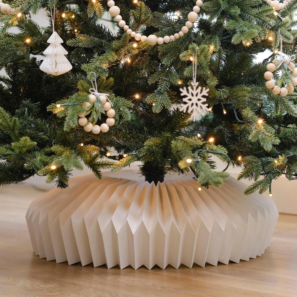 Honeycomb Christmas Tree Collar Christmas Tree Stand Base Cover for Artific - Image 4 of 4