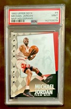 Upper Deck 1992 Michael Jordan MVP Holograms #4 Chicago Bulls PSA 9
