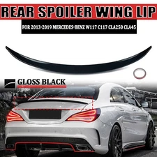 For 2013-2019 Mercedes-Benz W117 C117 CLA250 CLA45 Rear Trunk Spoiler Wing Lip