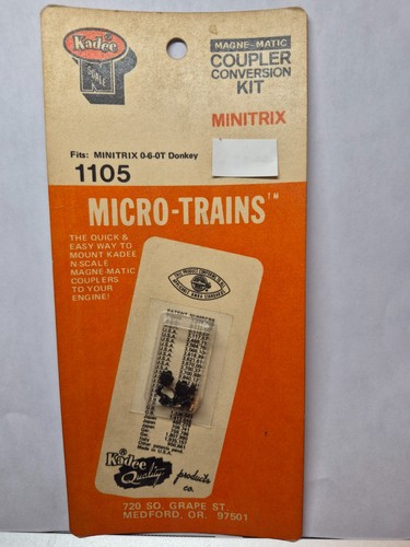 MICRO TRENES 1105 MINITRIX 0-6-0T BURRO ESCALA N ACOPLADOR CONVERSIÓN | Zustand: New
