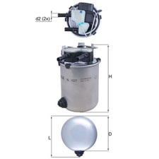 Filtre à carburant Renault KOLEOS