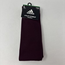 adidas, Maroon, Utility Baseball/Softball 7" Stirrup Socks Size Large