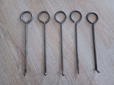 Vintage Brass Instrument Dent Tools   Lot of 5   Loop End Dent Spoons