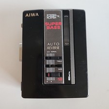 Aiwa Stereo Cassette Player HS-G34 Super Bass - Missing Battery Cover