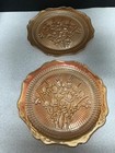 2 Jeannette Iris Irridescent 9 1/2” Dinner Plates,Excellent Condition  — photo 2