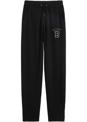 Neu Jogginghose aus elastischen Baumwoll-Mix Gr. 152/158 Schwarz Jungen Pants