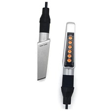 Mini Led Turn Signal Lights Sequential Sliver-2pcs