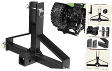 3 Point Quick Hitch Adapter 2" Receiver,Heavy Duty Hitch Quick Attach Adapter 
