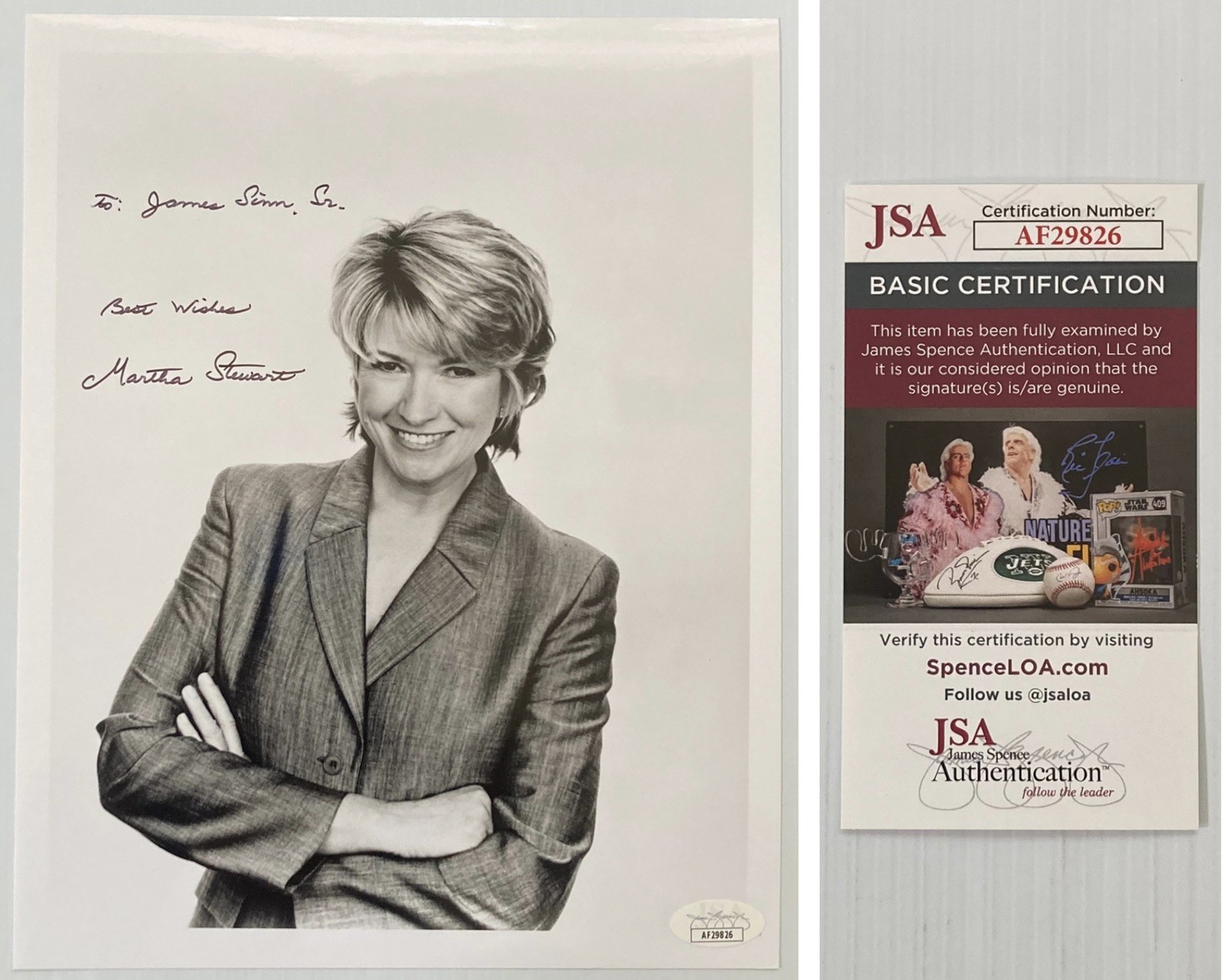 Martha Stewart Autographed / Signed Guaranteed-Authentic