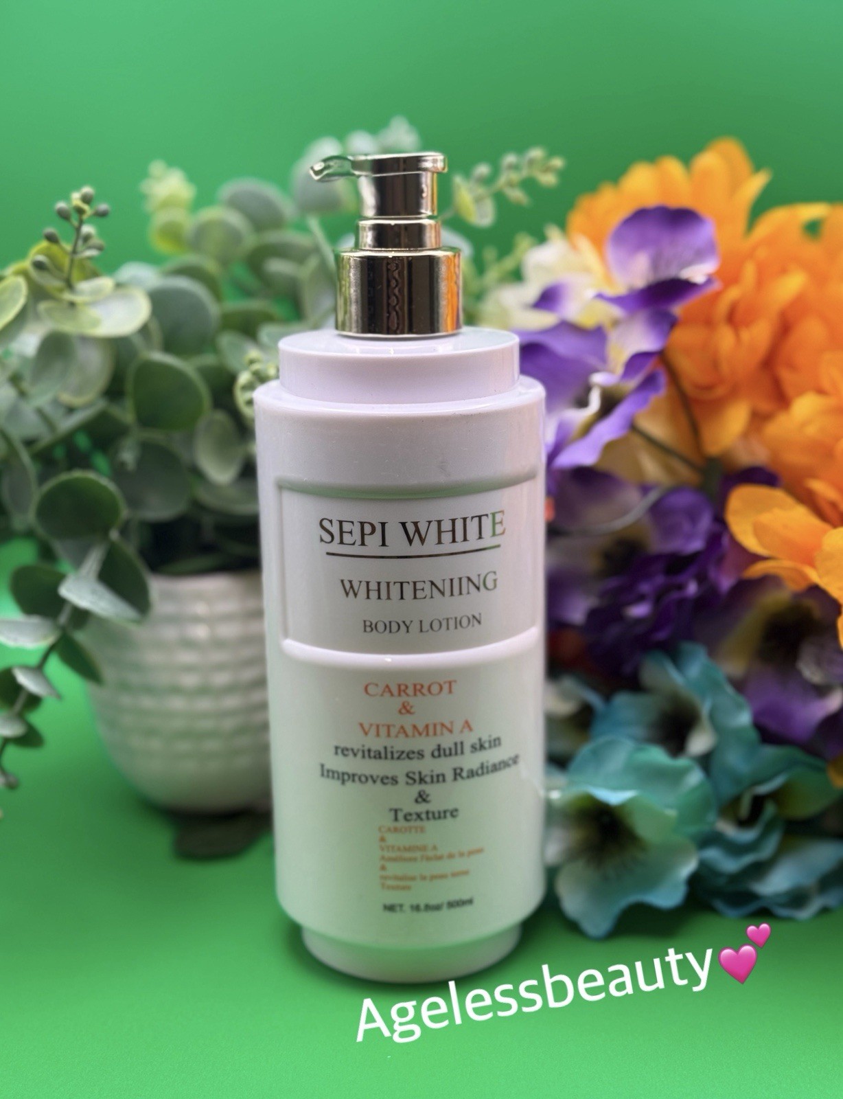 Sepi White Carrot & Vitamin A Whitening Lotion SPF50 💯