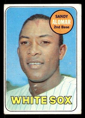 1969 TOPPS SANDY ALOMAR 283 VG BASEBALL CHICAGO WHITE SOX