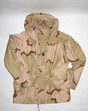 US ARMY Goretex ECWCS PARKA LEVEL 6 Camo Desert 3 Colors, MR - NUOVO