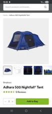Berghaus Adhara 500 Nightfall Tent 5-Person Outdoor Activity Tent.