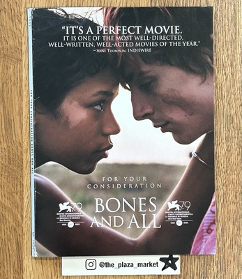 Bones and All film FYC screener DVD Promo Timothee Chalamet Taylor Russell RARE