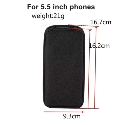 Sleeve Case Mobile Phone Pouch Neoprene Bag Soft Cover Mobile Phone Bag - Afbeelding 9 van 12