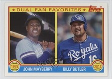 2013 Topps Archives Dual Fan Favorites Billy Butler John Mayberry #DFF-MB 0t2
