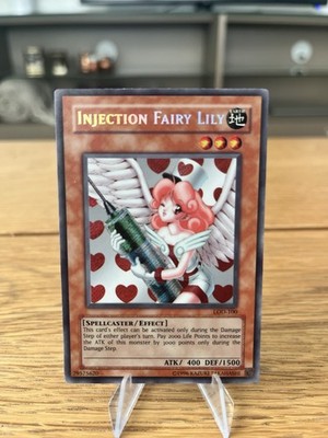 Yu-Gi-Oh! Injection Fairy Lily, LOD-100, Secret Rare, Englisch, EX