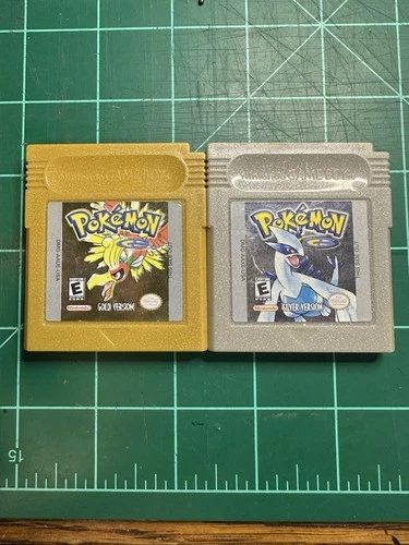 Pokemon Gold and Silver Gameboy New Batteries