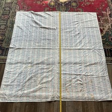 Handmade Cutter Project Quilt 74x68 Patchwork Plaid  Floral Reversible Blanket