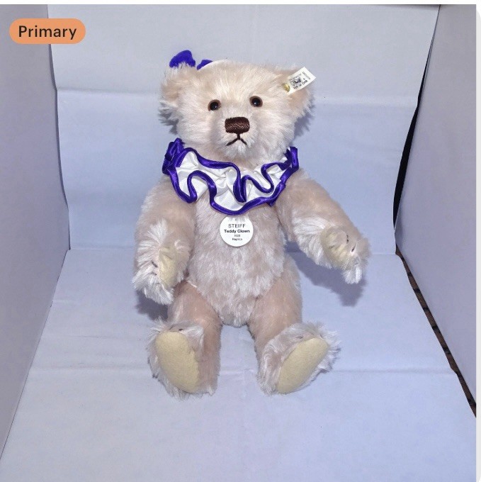 Steiff 407260 1926 Replica Teddy Clown Mohair Jointed Limited