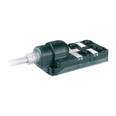 1 Stück - RS PRO Sensor Box, M12, 5m Kabel, 5-fach, 4 Port, RS Components 174-7886