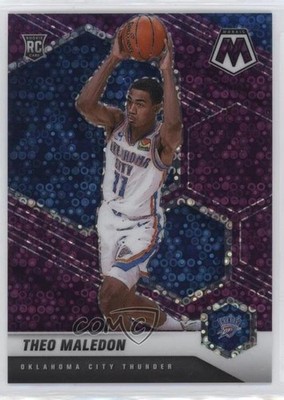 2020-21 Panini Mosaic Fast Break Purple Prizm 22/50 Theo Maledon Rookie RC 1e4z