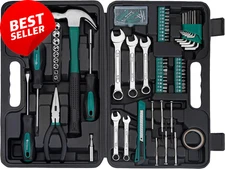 148pc Auto & Home Tool Set Green – Car Enthusiast DIY Repair Kit
