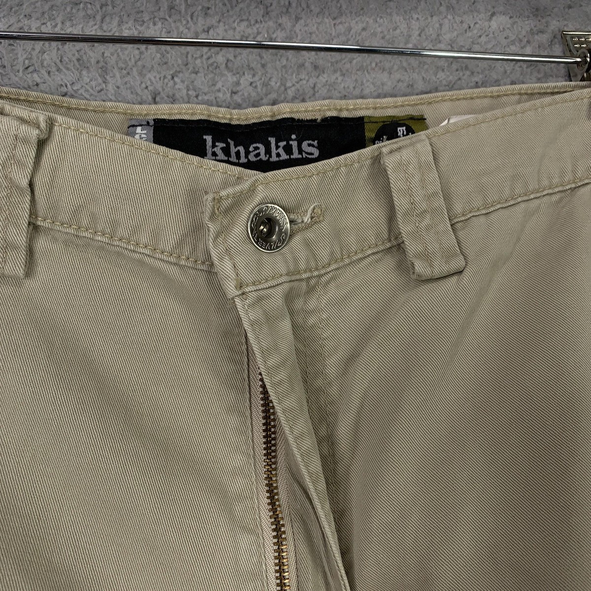 Vintage Levis SilverTab Pants Mens 34x30.5 Beige Khakis Cargo USA