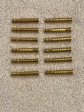 12 - Easton 6mm Brass arrow inserts 50-75