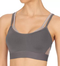 Natori Women's Gravity Contour Underwire Sports Bra Gray Size 30D 1118