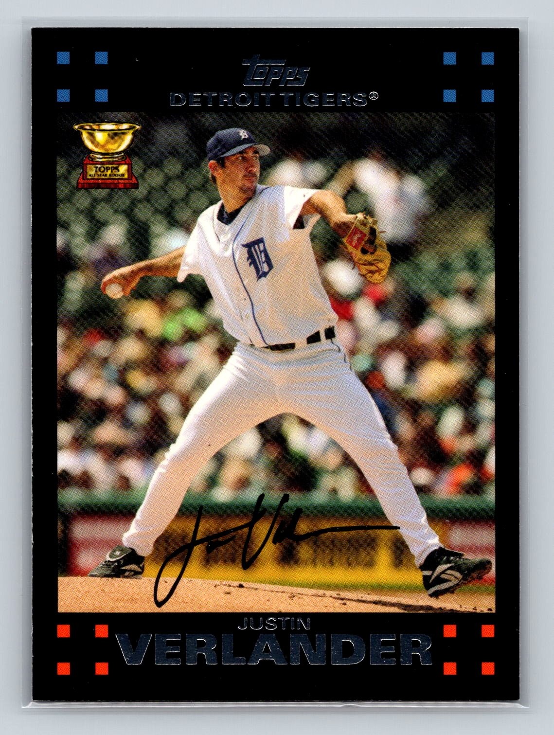 Justin Verlander #160 Baseball Cards 2007 Topps trading card — raw and PSA graded price guide
