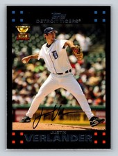 2007 Topps #160 Justin Verlander ROOKIE CUP D...