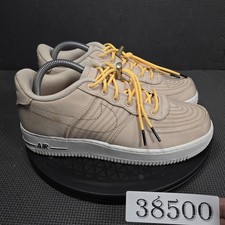 Nike Air Force 1 Moving Company Shoes Youth Size 7Y Beige Sneakers DV1622-100