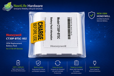 25 NEW Genuine OEM Honeywell CT30 XP Battery CT30P-BTSC-002 HC
