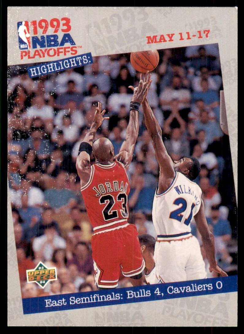 1993-94 Upper Deck Playoff Highlights Michael Jordan #187
