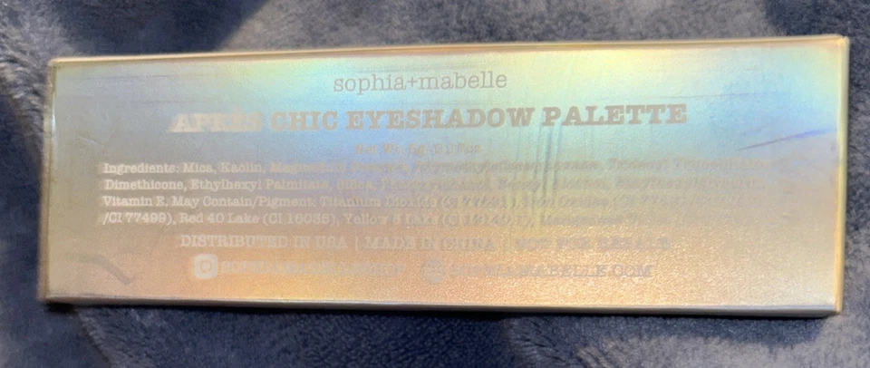 sophia + mabelle Eyeshadow Palette Apres Chic 5 Nuancen  Lidschatten  NEU Nude - Bild 3 von 3