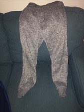 Southpole Jogger Sweatpants Boys Youth medium Gray Marble Fleece Lined Pants