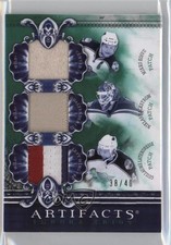 2010-11 Upper Deck Artifacts Emerald /40 Mikko Koivu Niklas Backstrom Patch 2y6