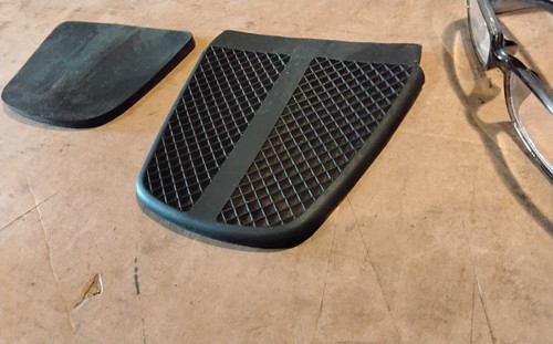 BMW k75 k100 k1100 fuel tank paint protector pad.