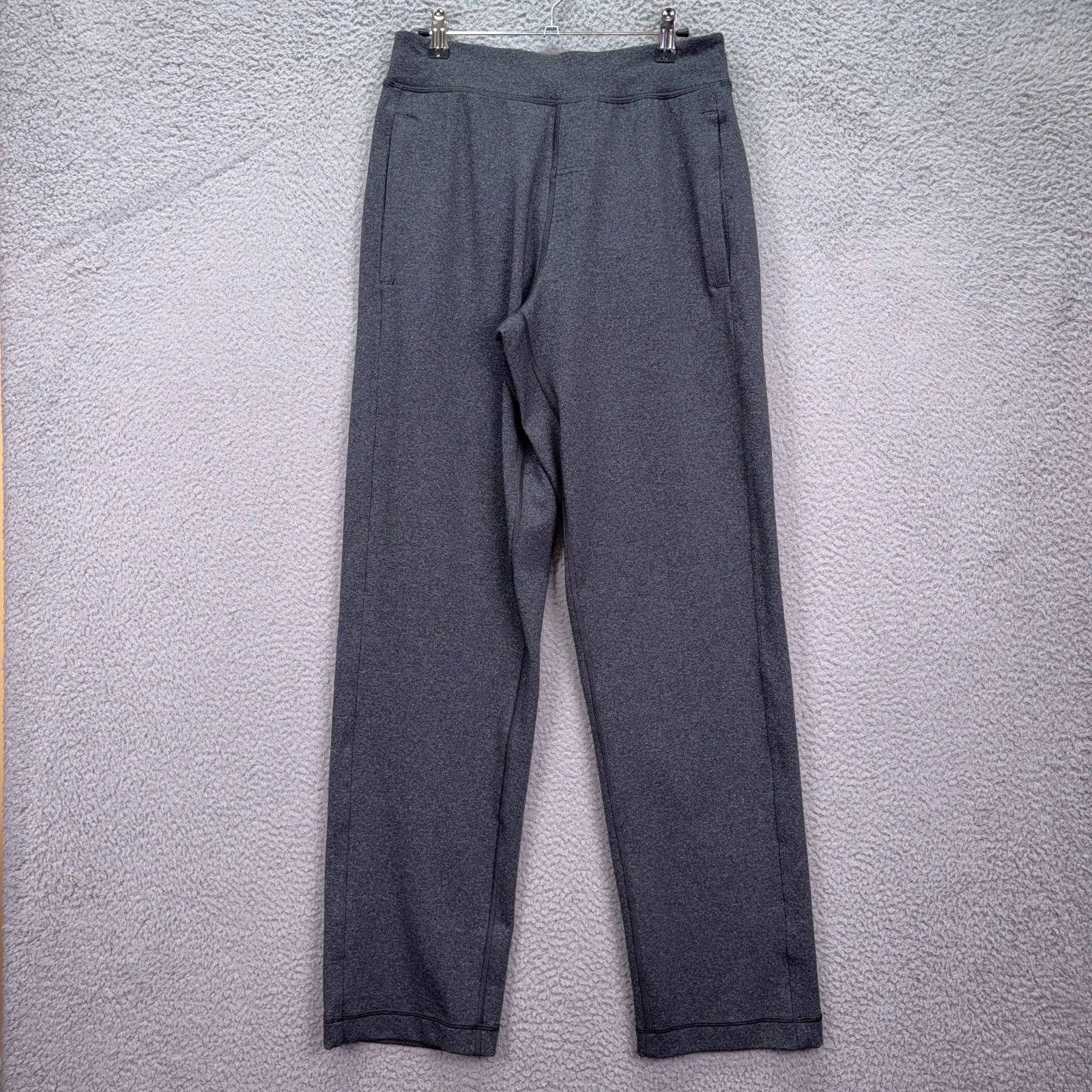 Lululemon Pants Mens M Heathered Black Kung Fu Pant 2.0 Stretch Lounge Comfort