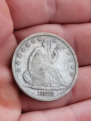 1870-S Seated Liberty Half Dollar