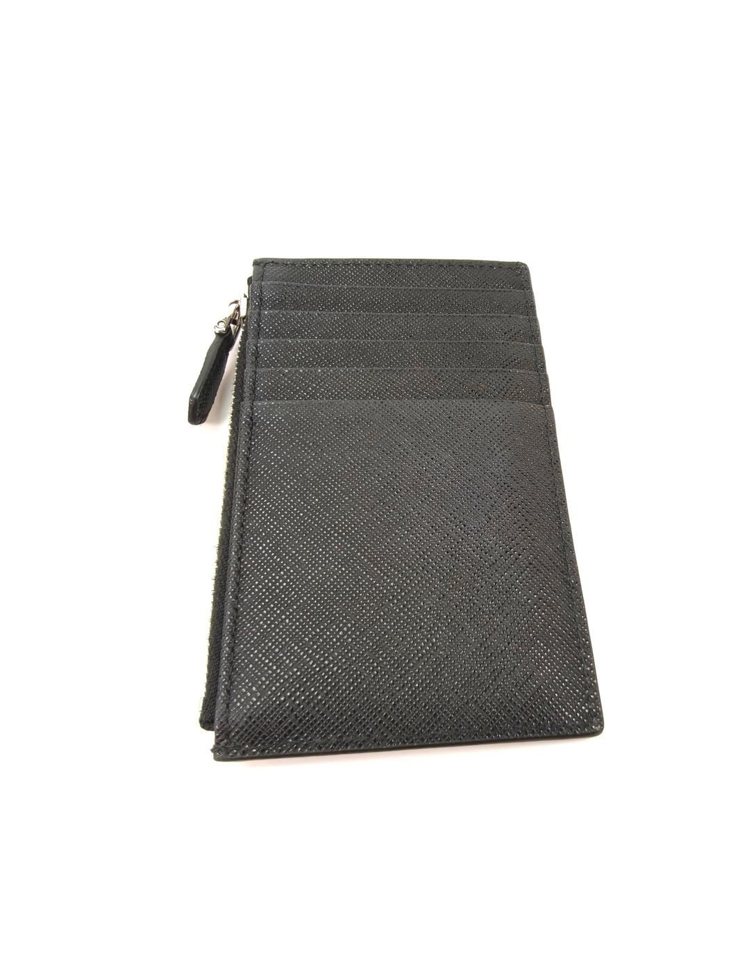 Prada Black Leather Card Case Mini Wallet 13.5cm x 8cm thumbnail 4