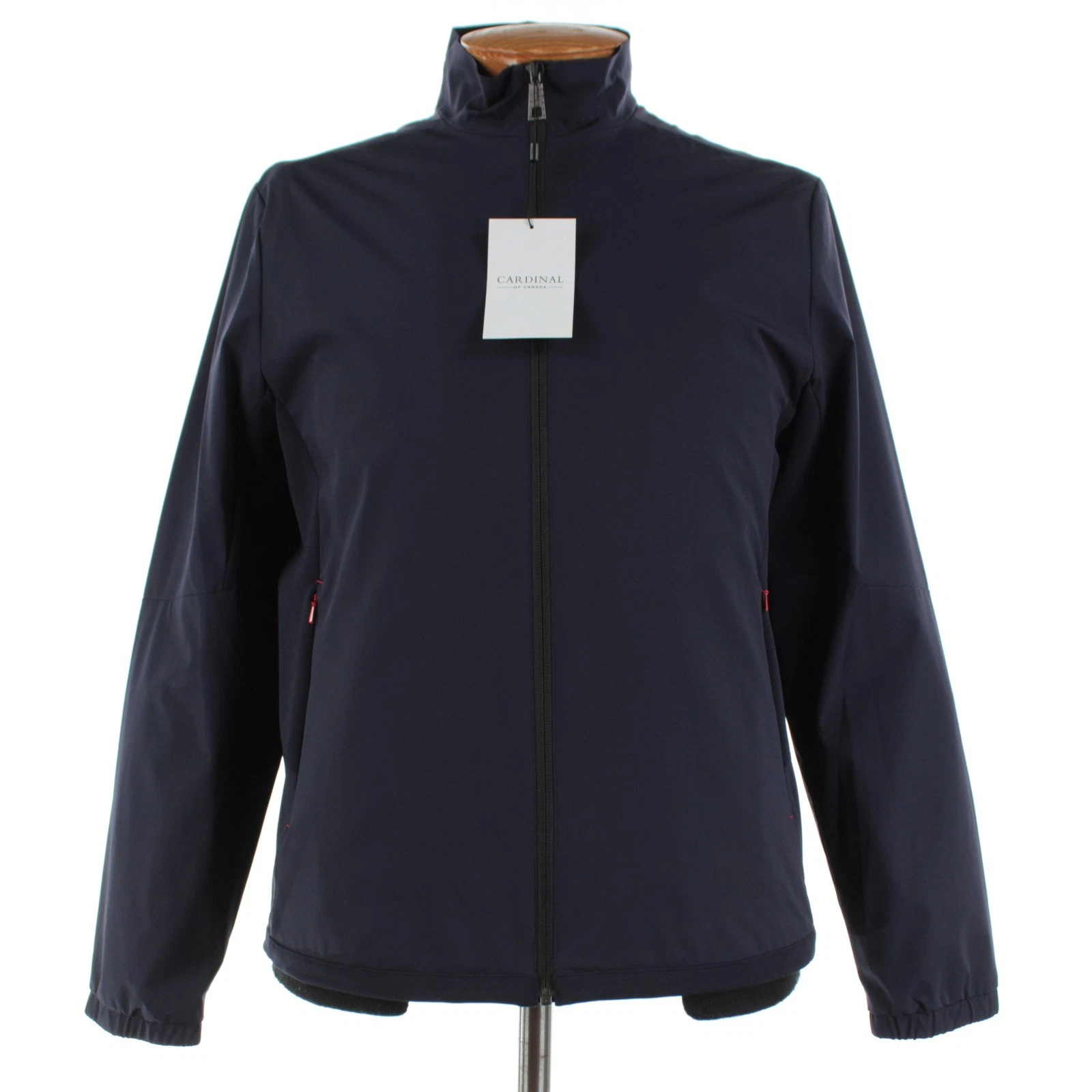 Cardinal of Canada NWT Nylon Blend Mixed Media Windbreaker Jacket Size L In Blue