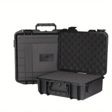 Waterproof Hard Carry Case Toolbox with Foam  Impact-Resistant Storage Box