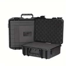 Waterproof Hard Carry Case Toolbox with Foam | Impact-Resistant Storage Box